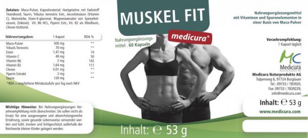 Muskel Fit - 60 Kapseln