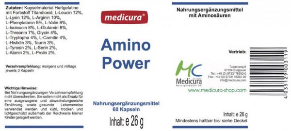 Aminosäure - 60 Kapseln