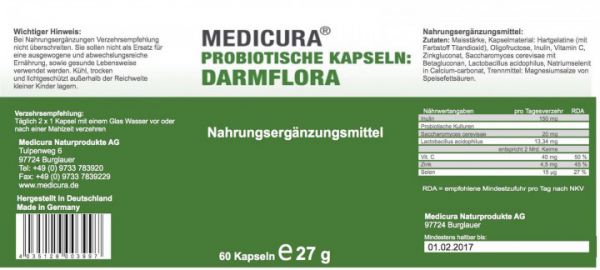 Darmflora - 60 Kapseln