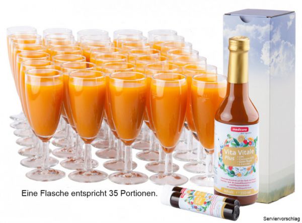 Vita Vitale Plus + OPC +Coenzym Q10 + Gelée Royal + L-Carnitin (Vitaminkonzentrat 1:12)